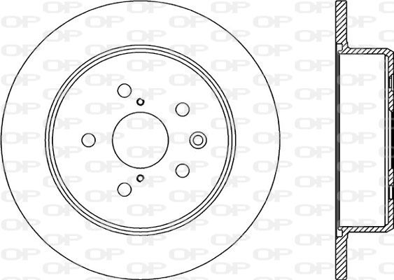 OPEN PARTS Тормозной диск BDR2020.10